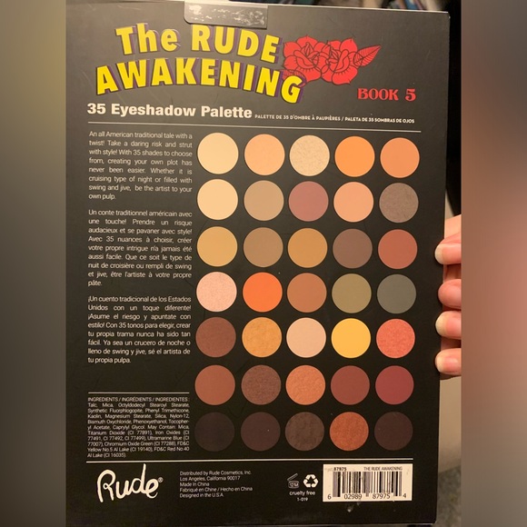 Rude Cosmetics The Rude Awakening palette - Picture 2 of 2